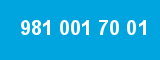 981 001 70 01